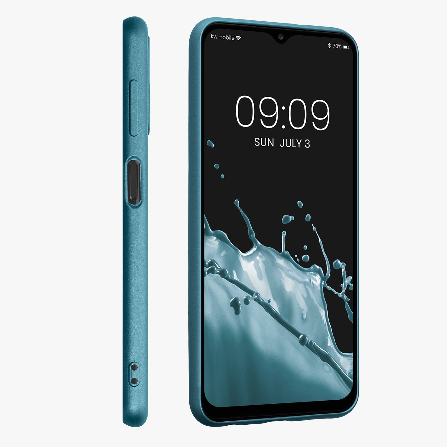Samsung Galaxy A13 4G Silikon Handyhülle Metallic