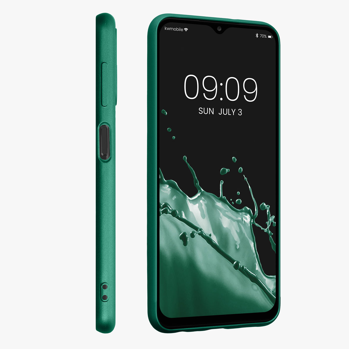 Samsung Galaxy A13 4G Silikon Handyhülle Metallic