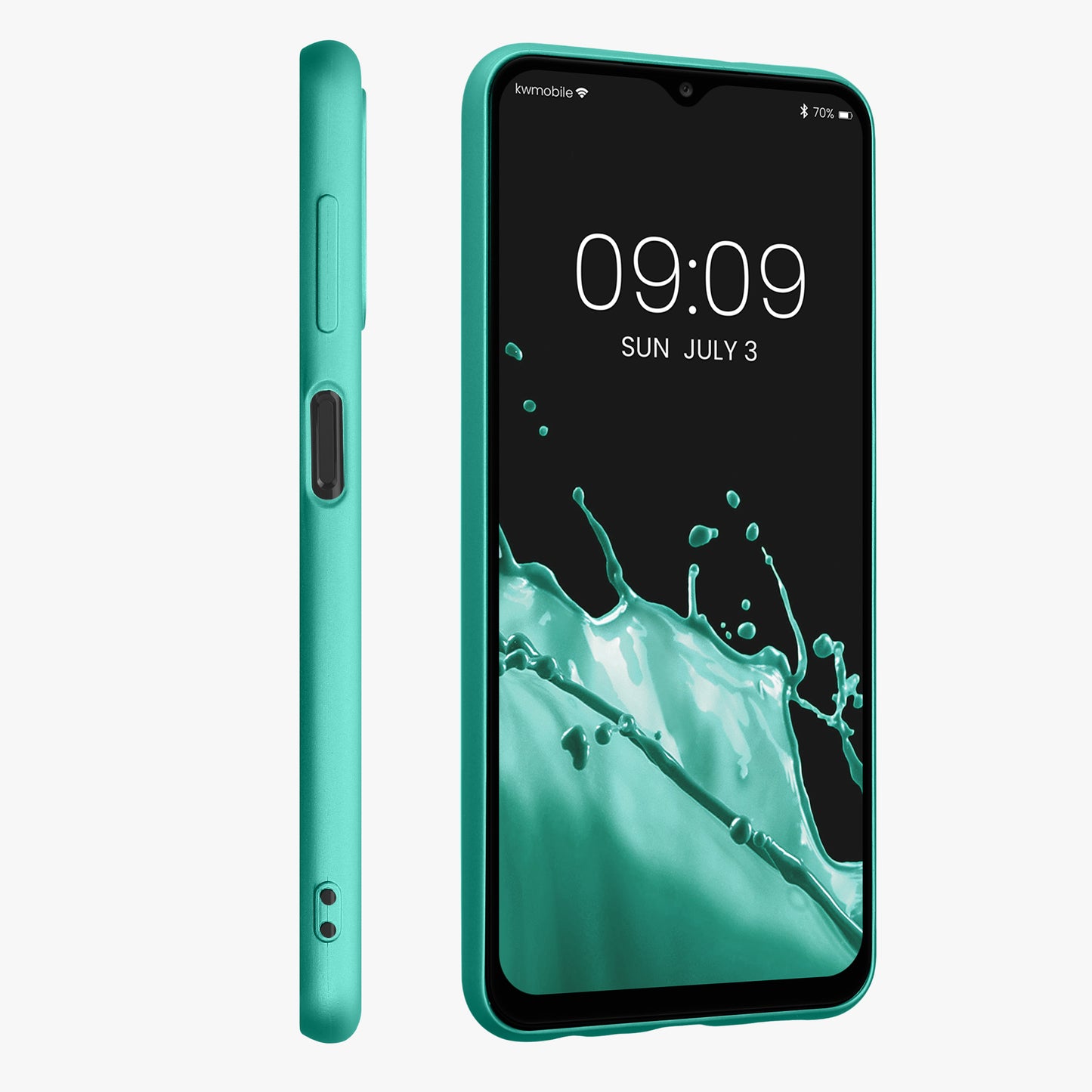 Samsung Galaxy A13 4G Silikon Handyhülle Metallic
