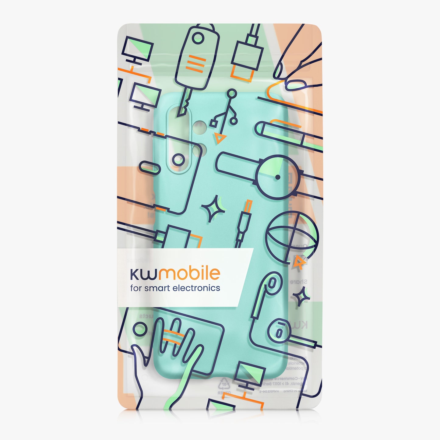 Samsung Galaxy A13 4G Silikon Handyhülle Metallic