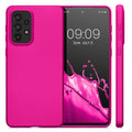 Samsung Galaxy A33 5G Silikon Handyhülle Metallic Pink