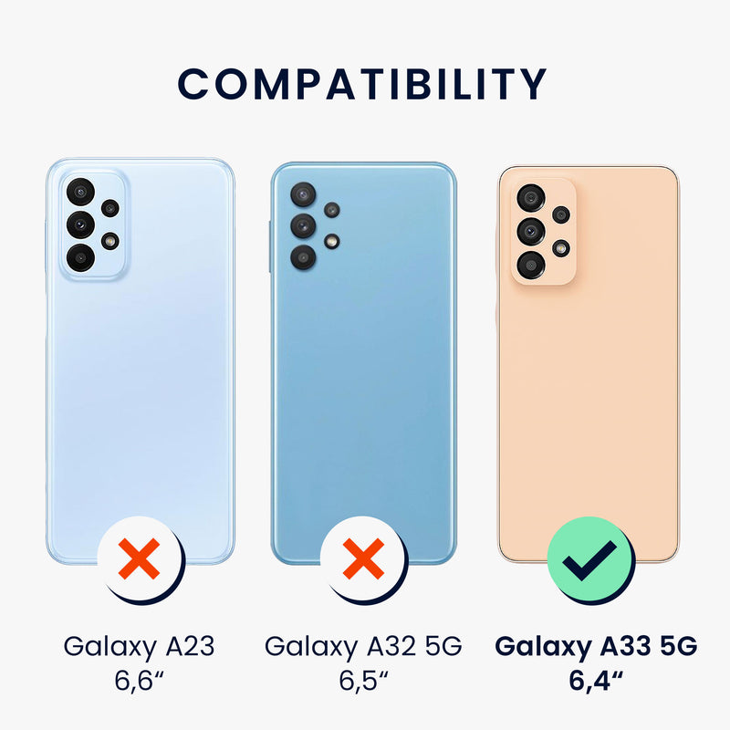 Samsung Galaxy A33 5G Silikon Handyhülle Metallic Pink