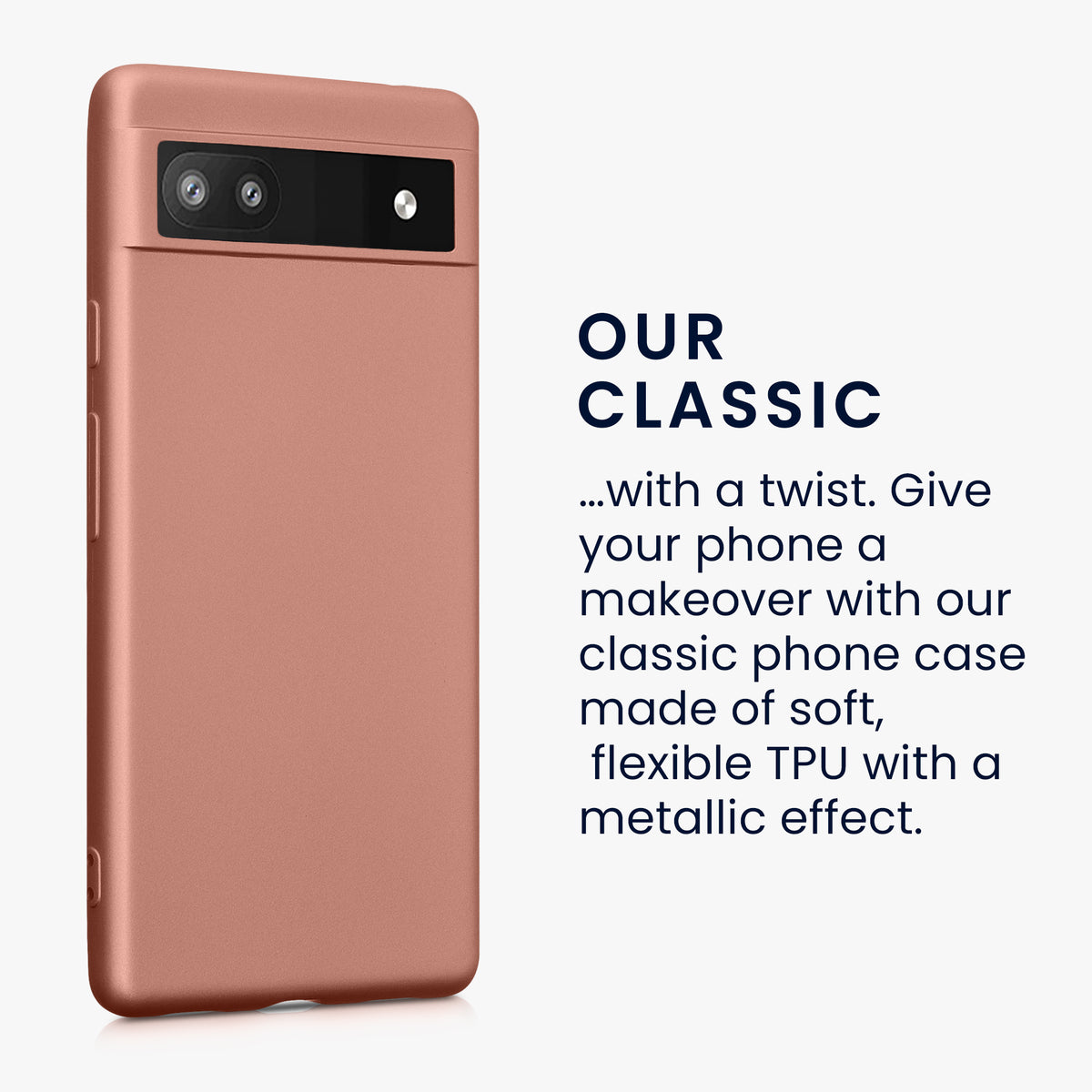 Google Pixel 6a metallische Handyhülle