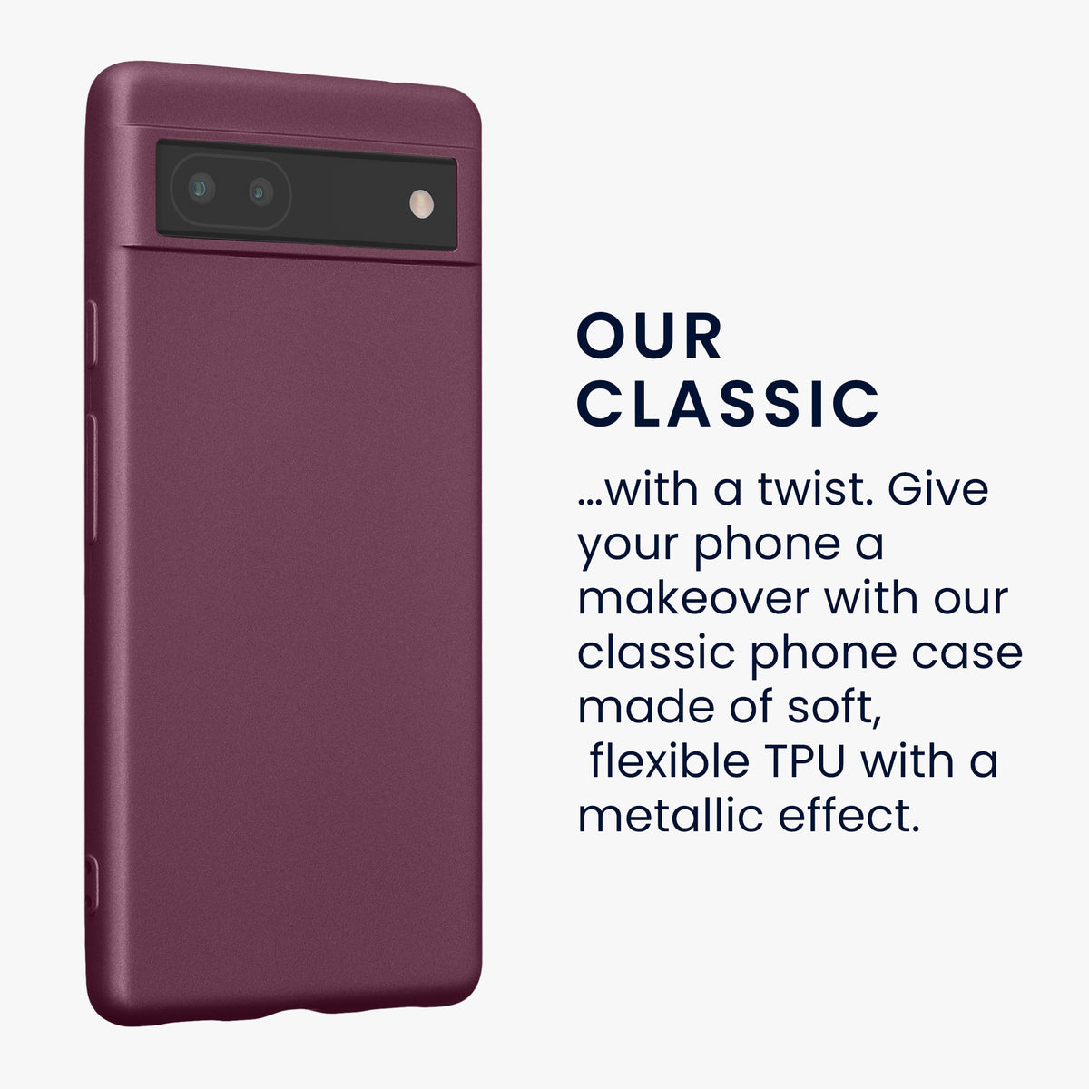 Google Pixel 6a metallische Handyhülle
