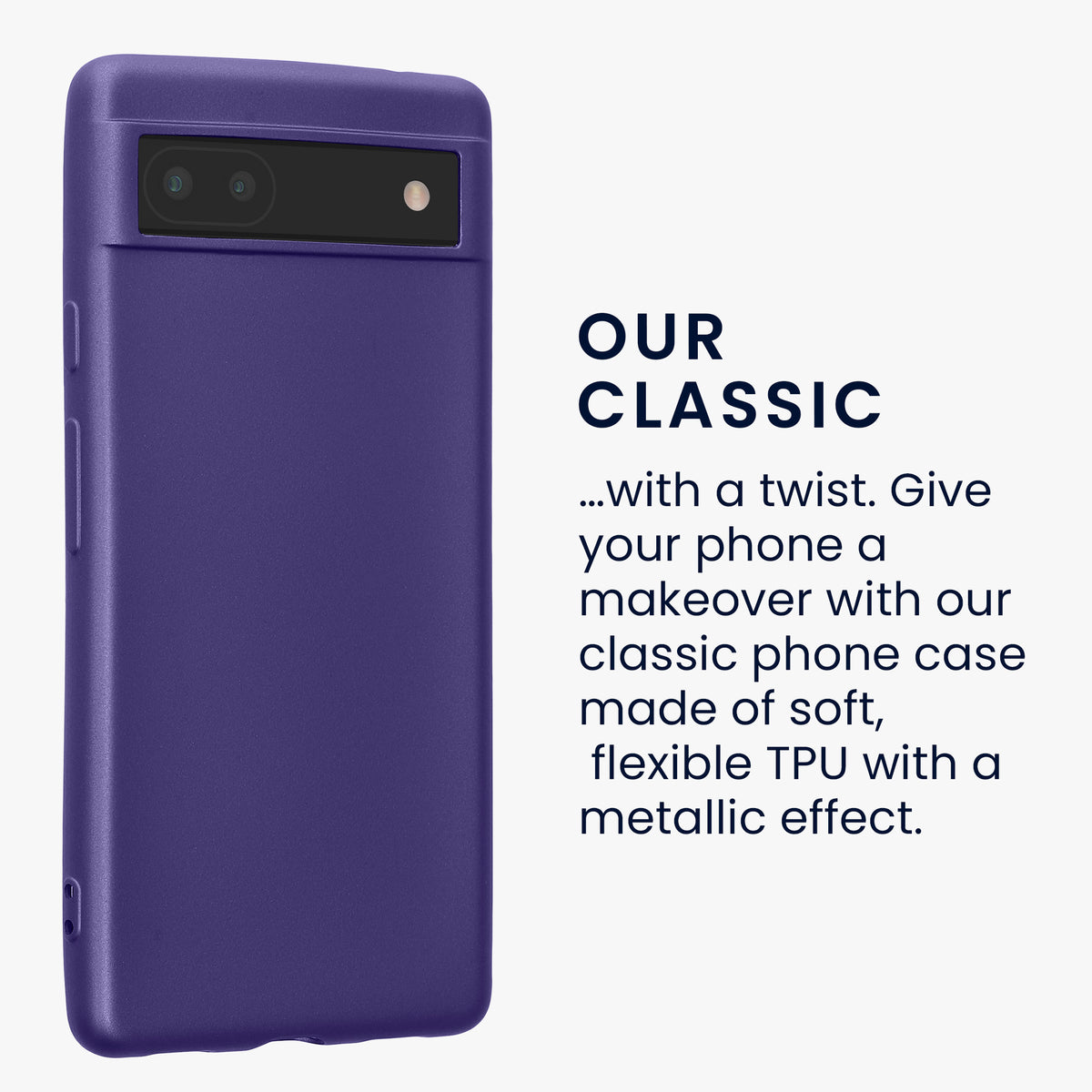 Google Pixel 6a metallische Handyhülle