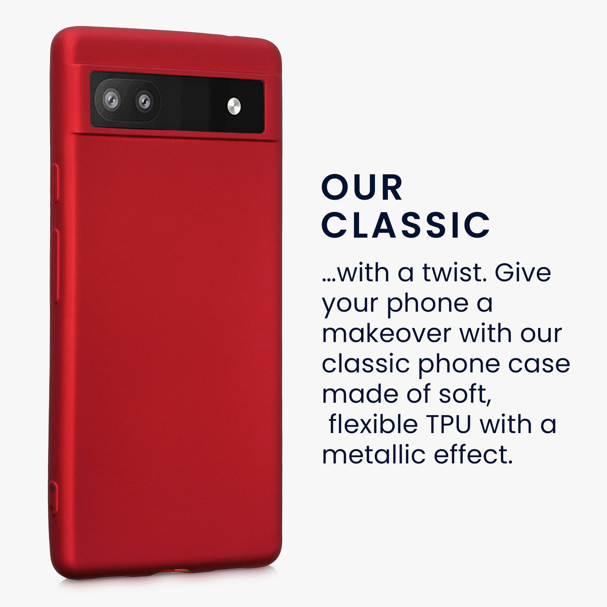 Google Pixel 6a metallische Handyhülle