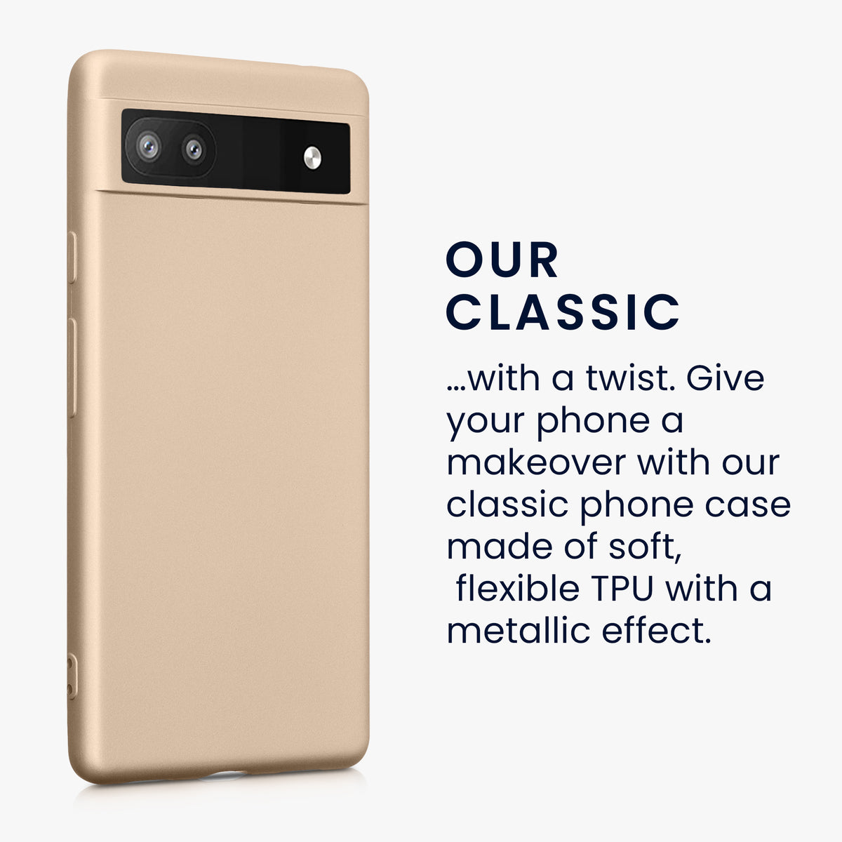 Google Pixel 6a metallische Handyhülle