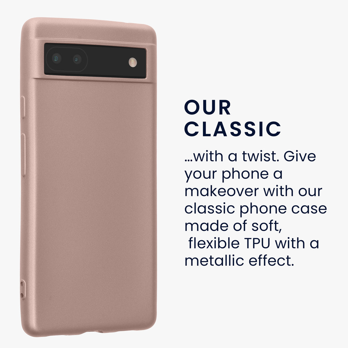 Google Pixel 6a metallische Handyhülle