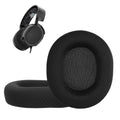 kwmobile 2x Ohr Polster für SteelSeries Arctis 3 / Arctis 5 / Arctis 7 / Arctis 9 / Arctis 9X Ohrpolster - Ersatz Ohrpolster - Kopfhörer Ersatzteile - Kopfhörer Ersatzpolster für Over Ear Headphones Schwarz  [dsg01]