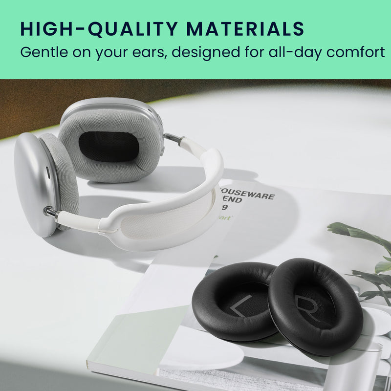 kwmobile Ohr Polster für Bose QuietComfort 45 / QC45 / SC - Ersatz Ohrpolster - Kopfhörer Ersatzteile - Kopfhörer Ersatzpolster für Over Ear Headphones