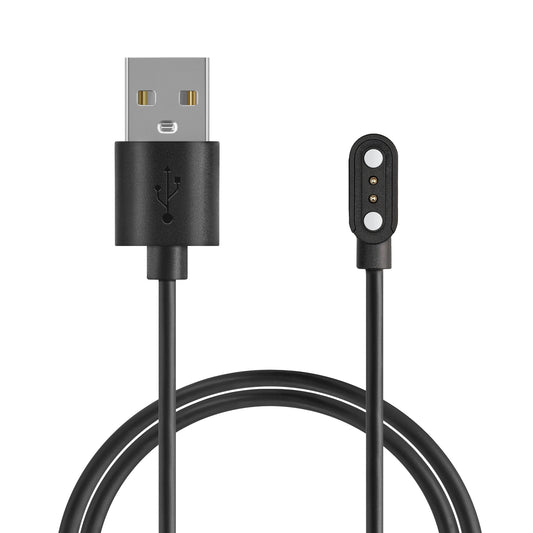 kwmobile Smartwatch Ladekabel für Blackview X1 (Number B00101) / X2 Smartwatch USB Ladekabel für Smartwatch - Smart Watch Aufladekabel - Fitnesstracker Ersatzkabel - Schwarz Schwarz  