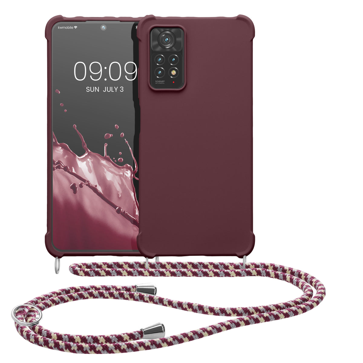kwmobile Necklace Case kompatibel mit Xiaomi Redmi Note 11 Pro / Note 11 Pro (5G) / Note 12 Pro (4G) Hülle - Cover