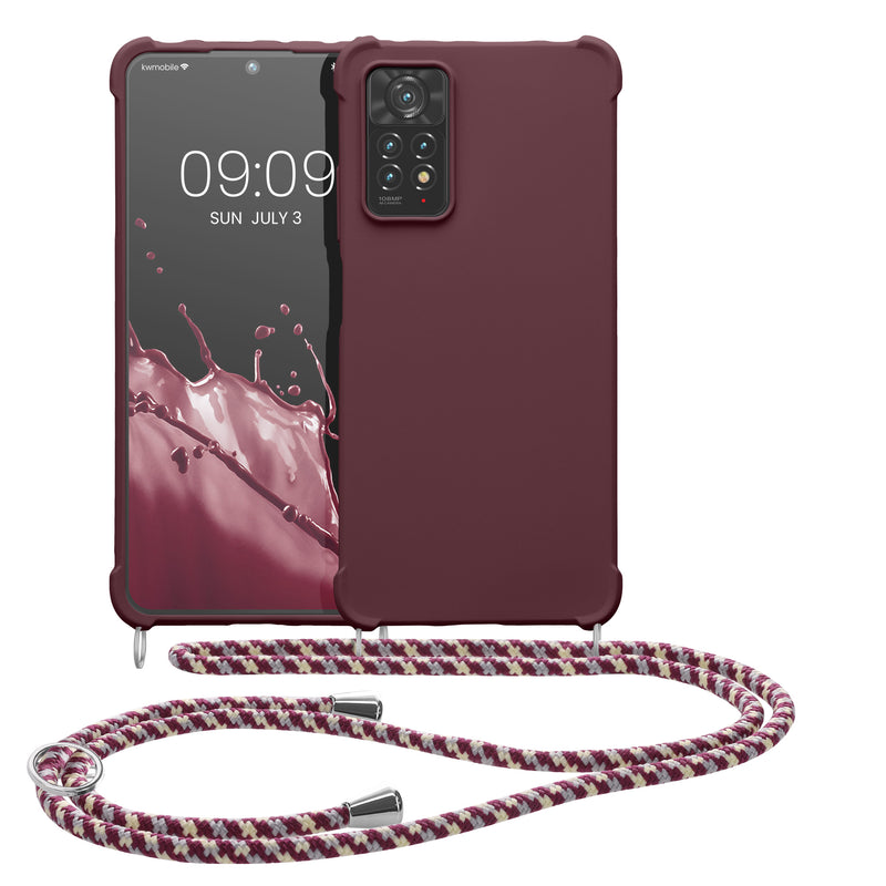 kwmobile Necklace Case kompatibel mit Xiaomi Redmi Note 11 Pro / Note 11 Pro (5G) / Note 12 Pro (4G) Hülle - Cover