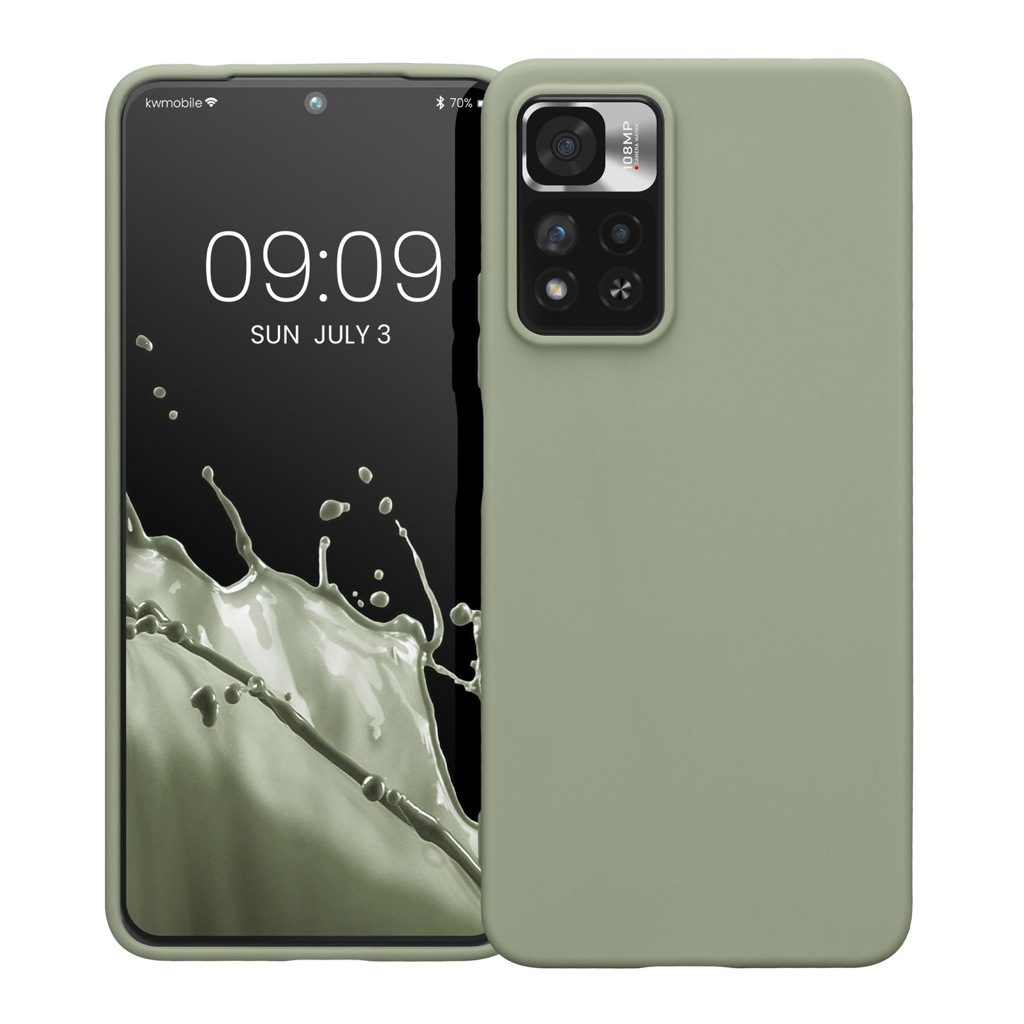 kwmobile Handyhülle für Xiaomi Redmi Note 11 Pro+ 5G / Note 11 Pro Plus 5G Hülle - Kabelloses Laden - Schutzhülle Cover