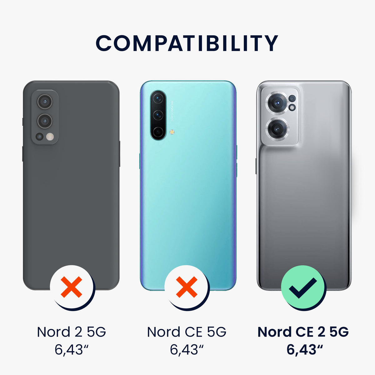 OnePlus Nord CE 2 5G Silikon Handyhülle