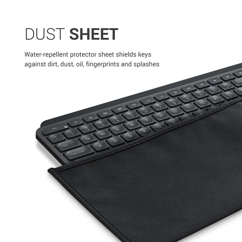 Logitech MX Keys Wireless Hülle Stoff Schwarz