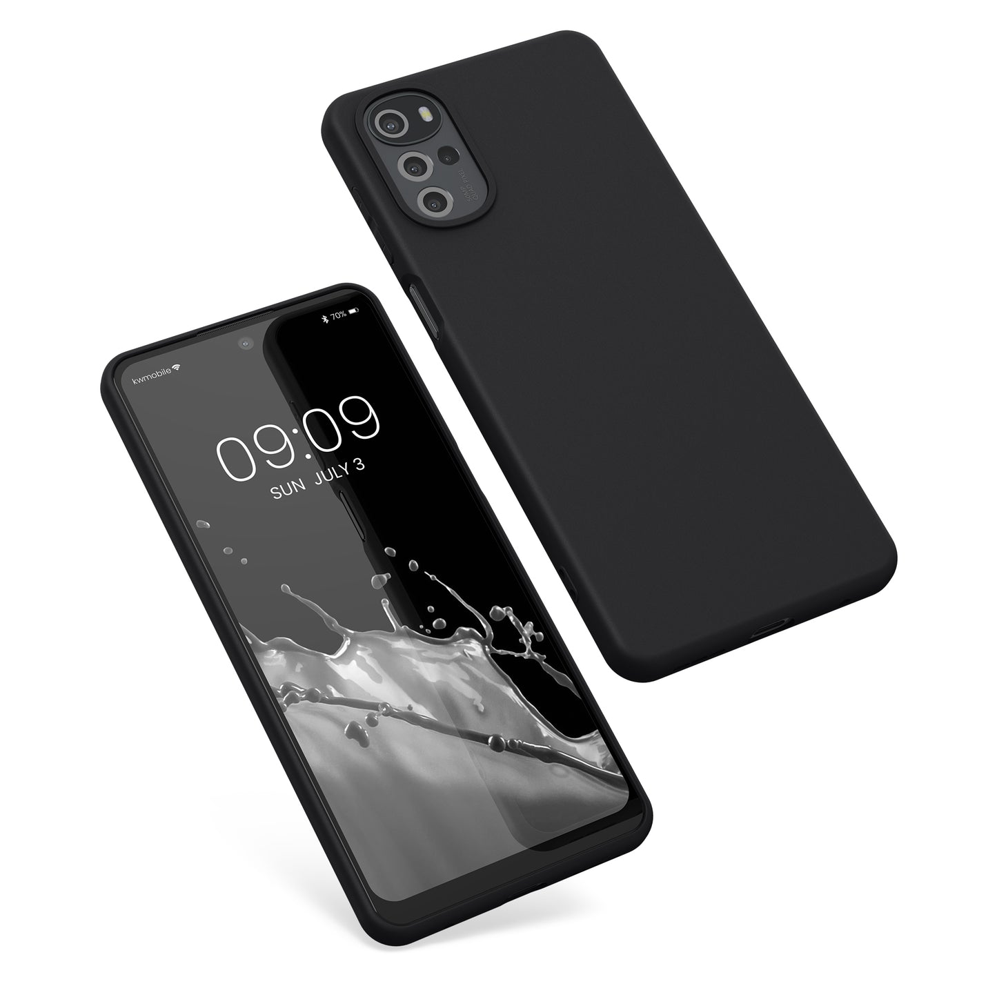 kwmobile Handyhülle für Motorola Moto G22 Hülle - Kabelloses Laden - Schutzhülle Cover