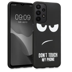 Samsung Galaxy A23 4G / 5G Silikon Handyhülle Don't Touch My Phone