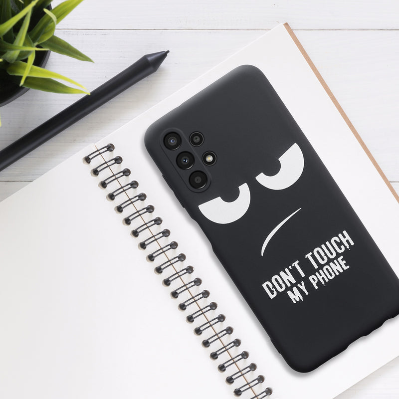 Samsung Galaxy A13 4G Silikon Handyhülle Don't Touch My Phone