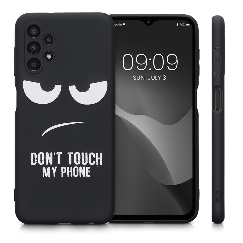 Samsung Galaxy A13 4G Silikon Handyhülle Don't Touch My Phone