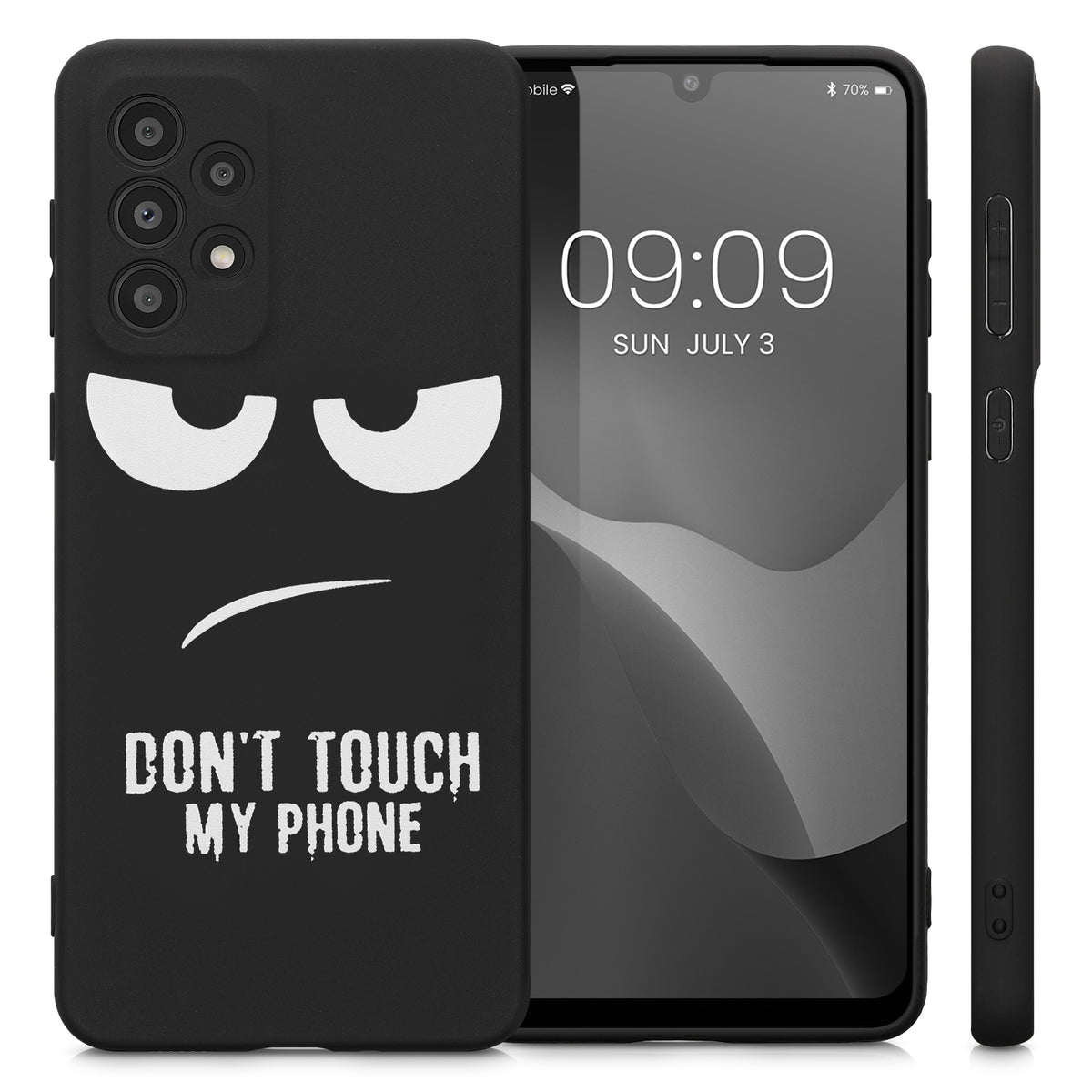 Samsung Galaxy A33 5G Silikon Handyhülle Don't Touch My Phone