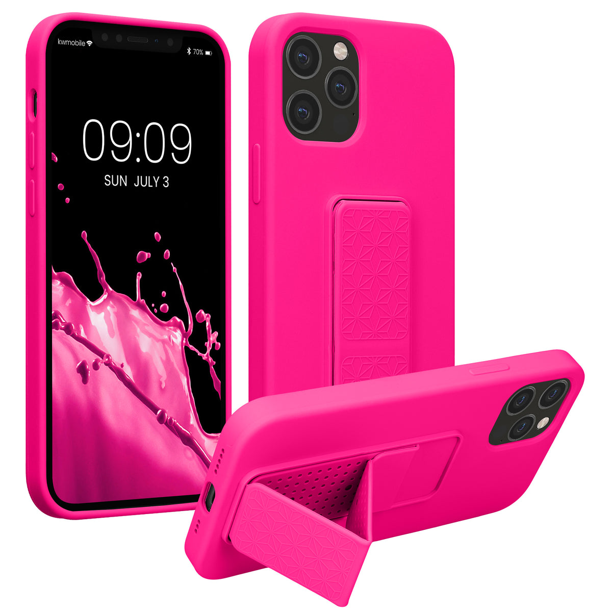 iPhone 12 Pro Max Handyhülle mit Fingerhalter und Ständer
