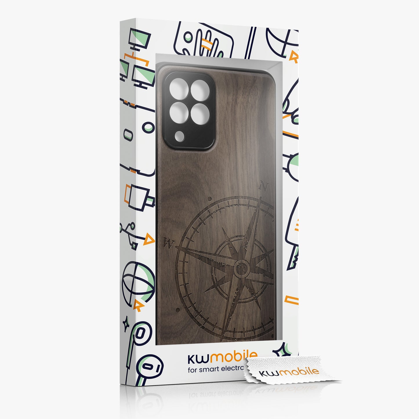 kwmobile Handyhülle für Samsung Galaxy M53 5G Hülle - Case mit TPU Bumper - Stoßfestes Hardcase - Schutzhülle Cover