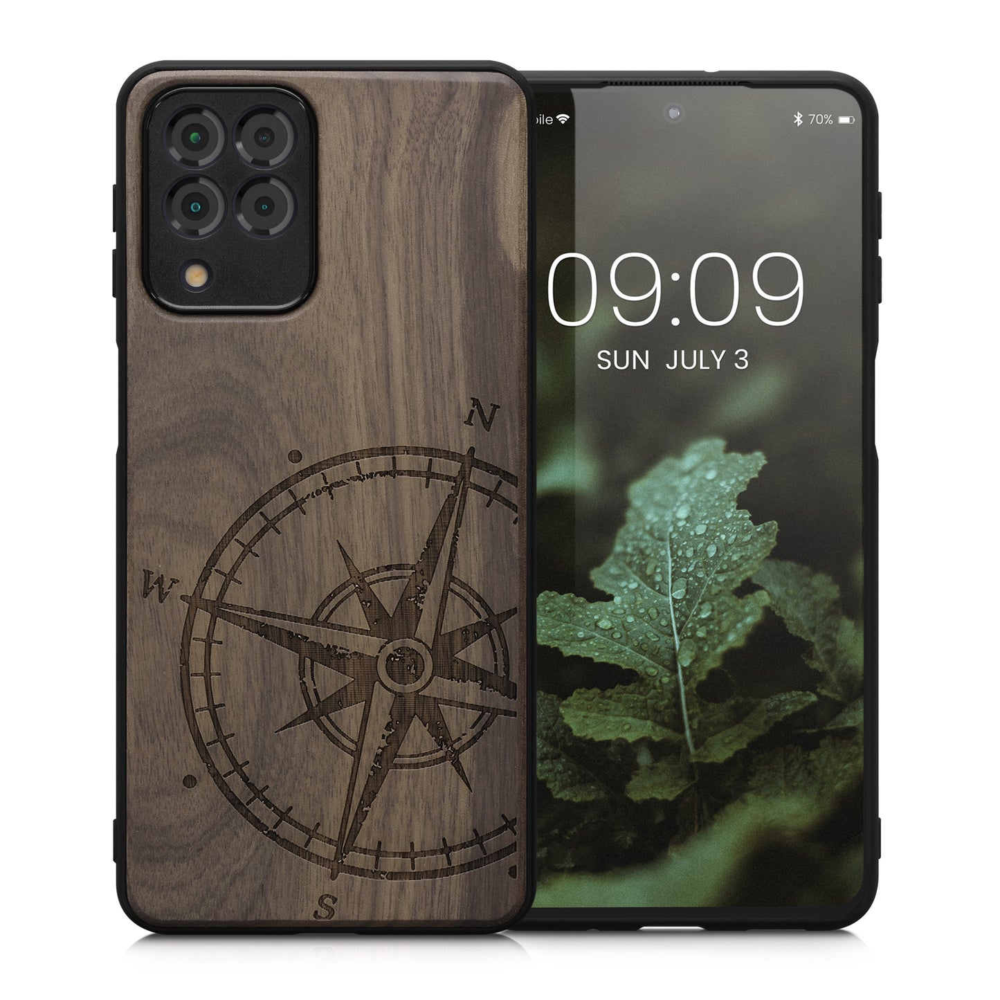 kwmobile Handyhülle für Samsung Galaxy M53 5G Hülle - Case mit TPU Bumper - Stoßfestes Hardcase - Schutzhülle Cover