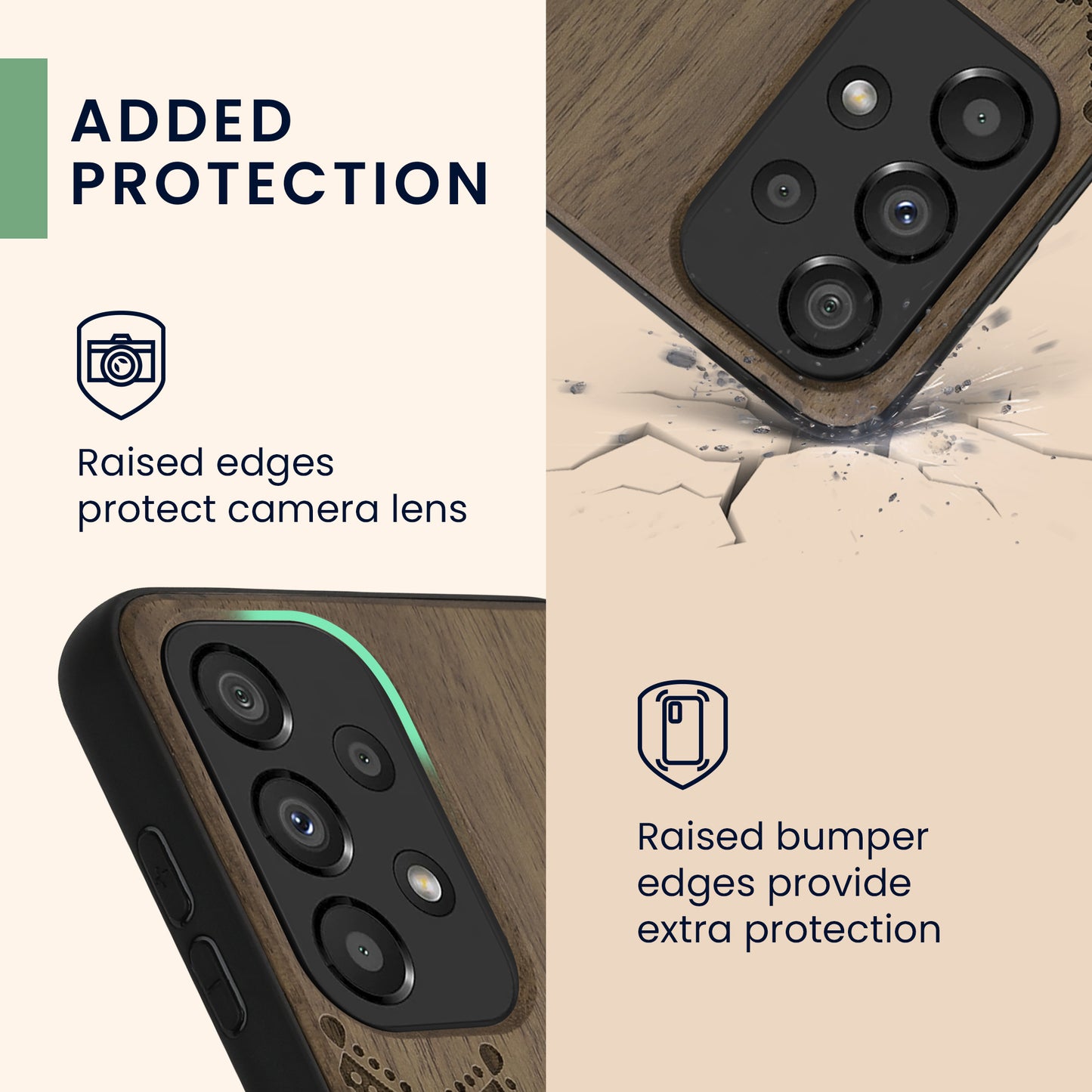 Samsung Galaxy A33 5G stoßfestes Hardcase mit TPU Bumper