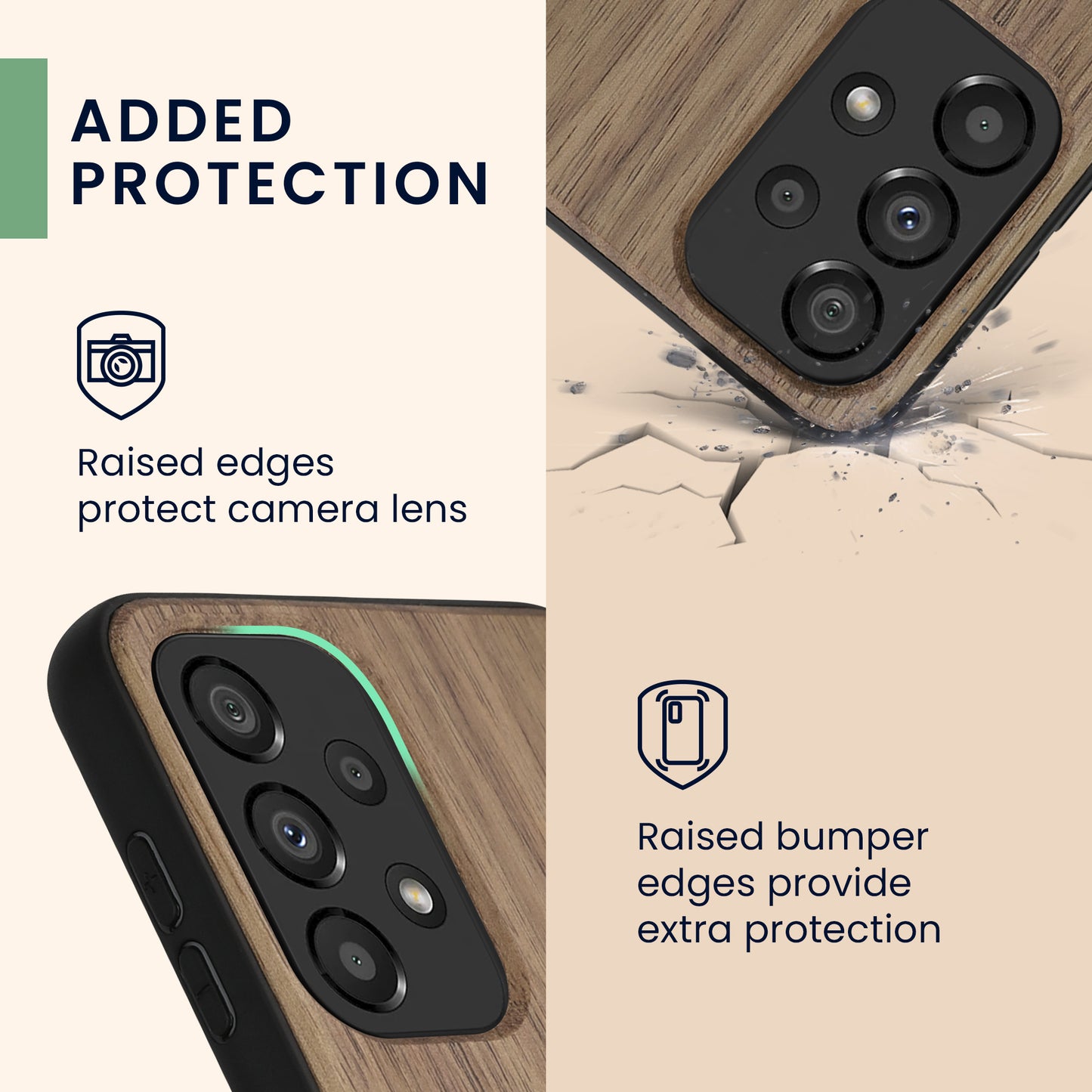 Samsung Galaxy A33 5G stoßfestes Hardcase mit TPU Bumper