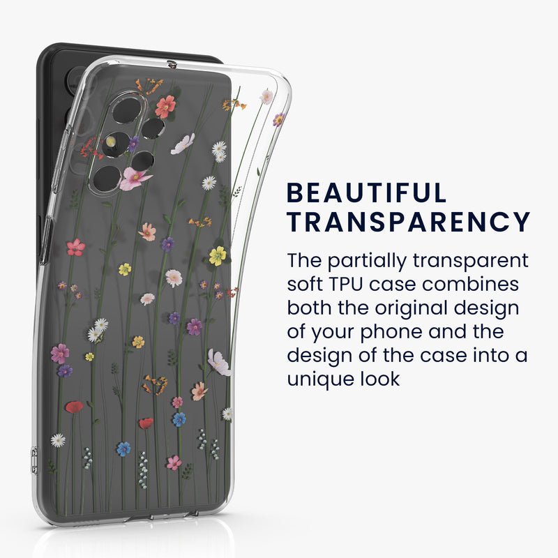 Samsung Galaxy A13 4G transparente Silikon Handyhülle