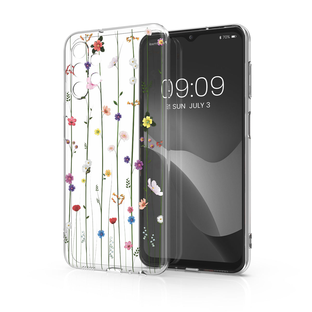 Samsung Galaxy A13 4G transparente Silikon Handyhülle