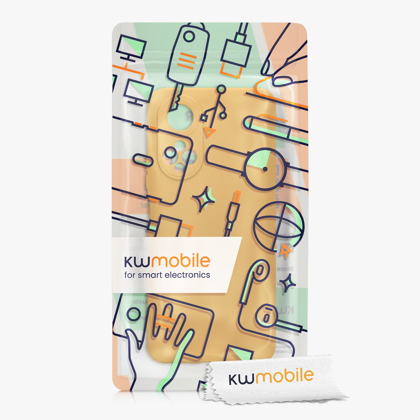 kwmobile Handyhülle für HONOR X7 Hülle - weiches Handy Silikon Case - Schutzhülle Cover