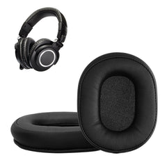 kwmobile 2x Ohr Polster für Audio Technica ATH - MSR7 M30 M40X M50X Ohrpolster - Ersatz Ohrpolster - Kopfhörer Ersatzteile - Kopfhörer Ersatzpolster für Over Ear Headphones Schwarz  