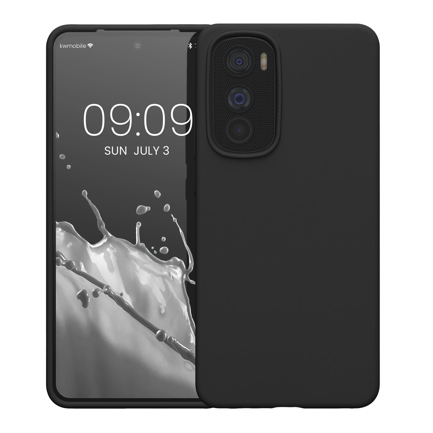 kwmobile Handyhülle für Motorola Edge 30 Case Silikon Kabelloses Laden Schutzhülle Cover