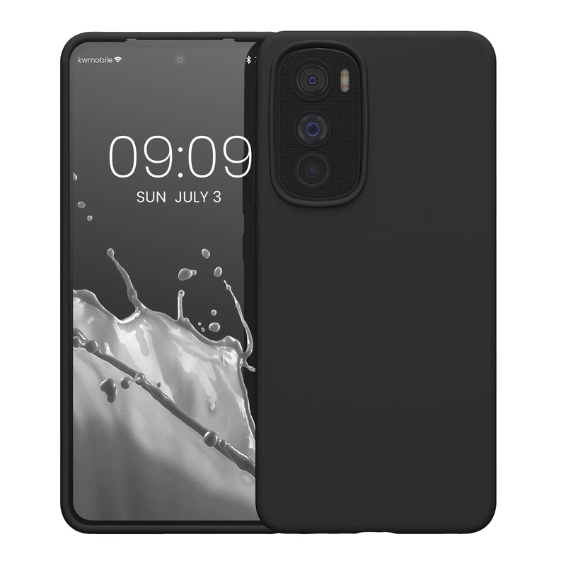 kwmobile Handyhülle für Motorola Edge 30 Case Silikon Kabelloses Laden Schutzhülle Cover