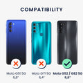 Kunstleder Hülle kompatibel mit Motorola Moto G52 / Moto G82 5G