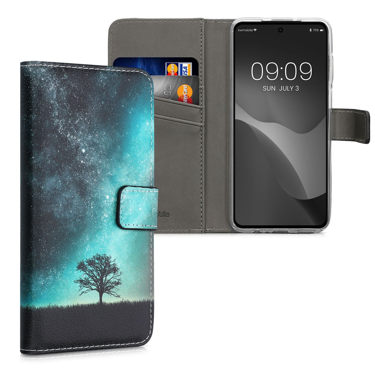 Kunstleder Hülle kompatibel mit Motorola Moto G52 / Moto G82 5G