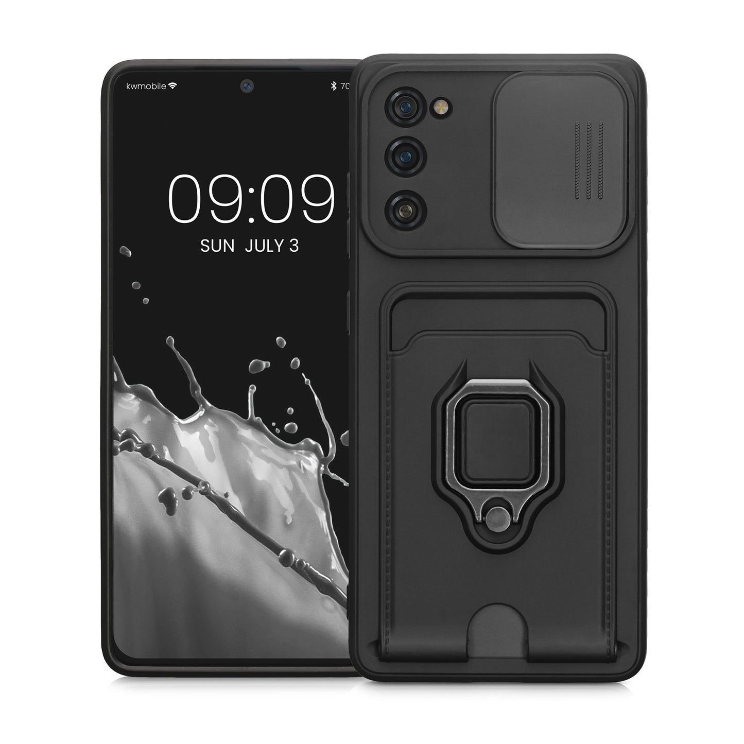Samsung Galaxy S20 FE Handyhülle mit Kartenfach Silikon Kameraschutz