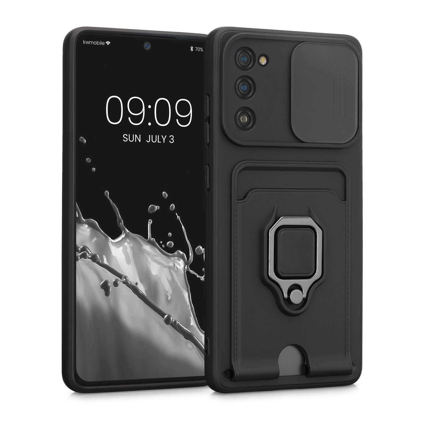 Samsung Galaxy S20 FE Handyhülle mit Kartenfach Silikon Kameraschutz