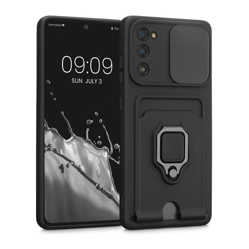 Samsung Galaxy S20 FE Handyhülle mit Kartenfach Silikon Kameraschutz