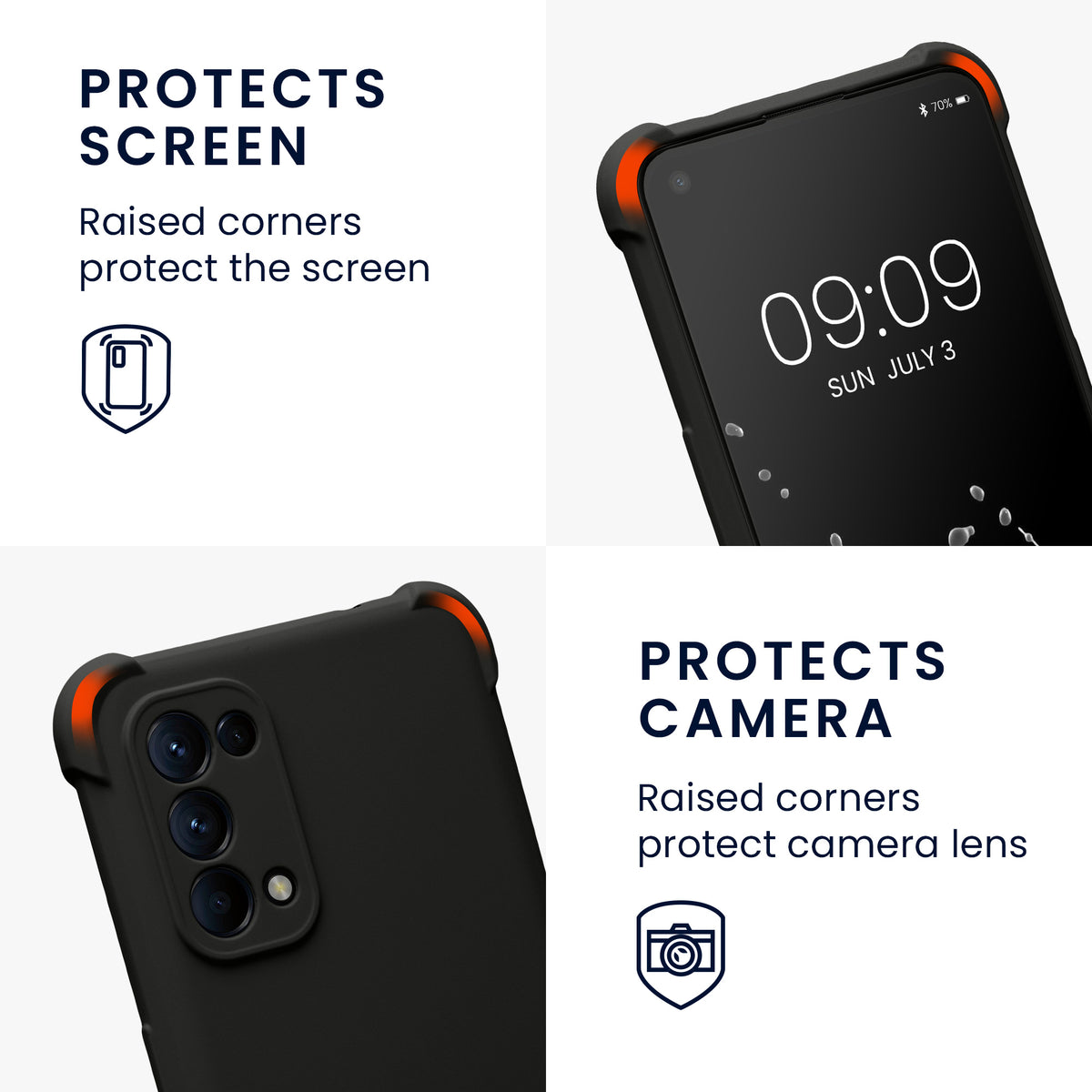 Oppo Find X3 Lite Silikon Handykette