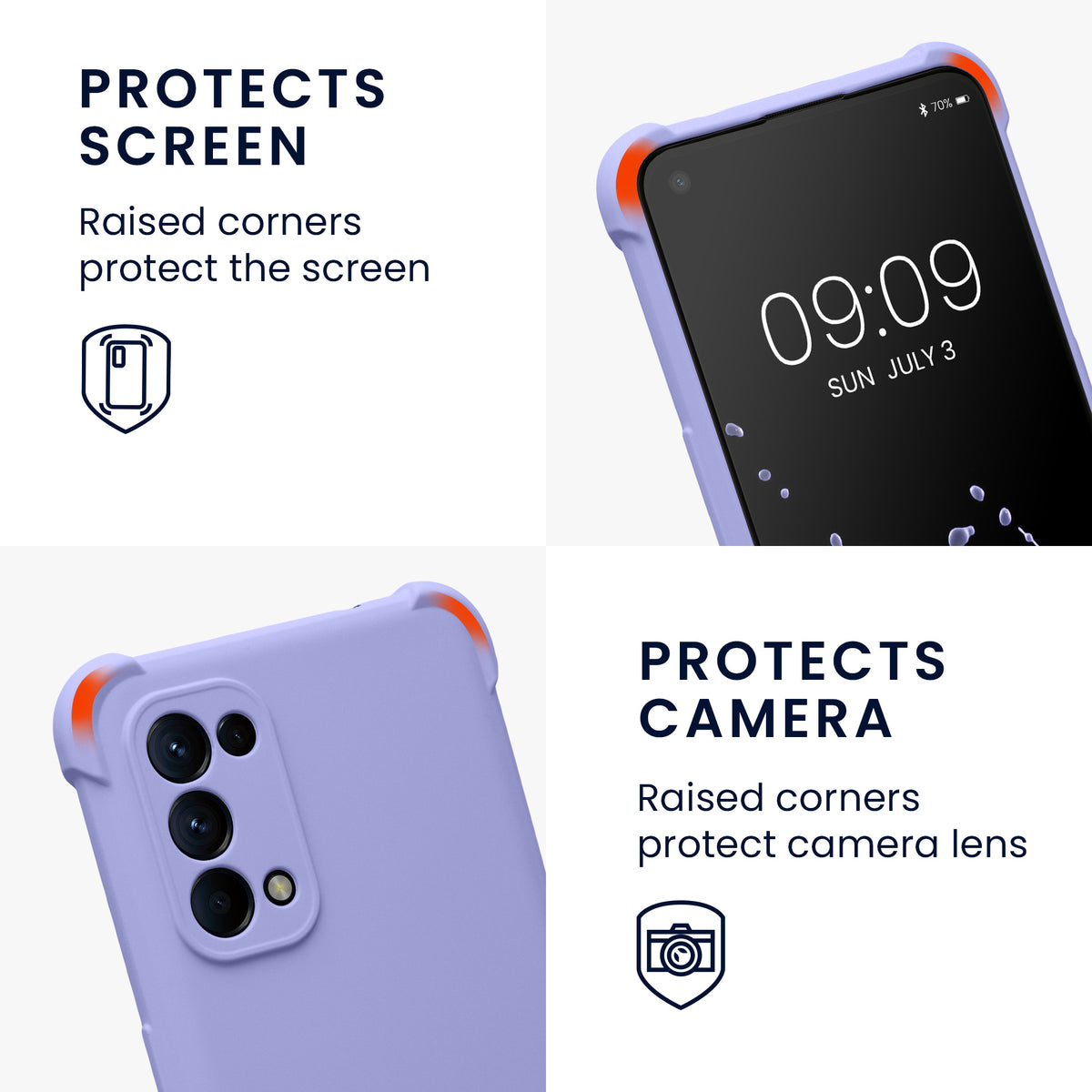 Oppo Find X3 Lite Silikon Handykette