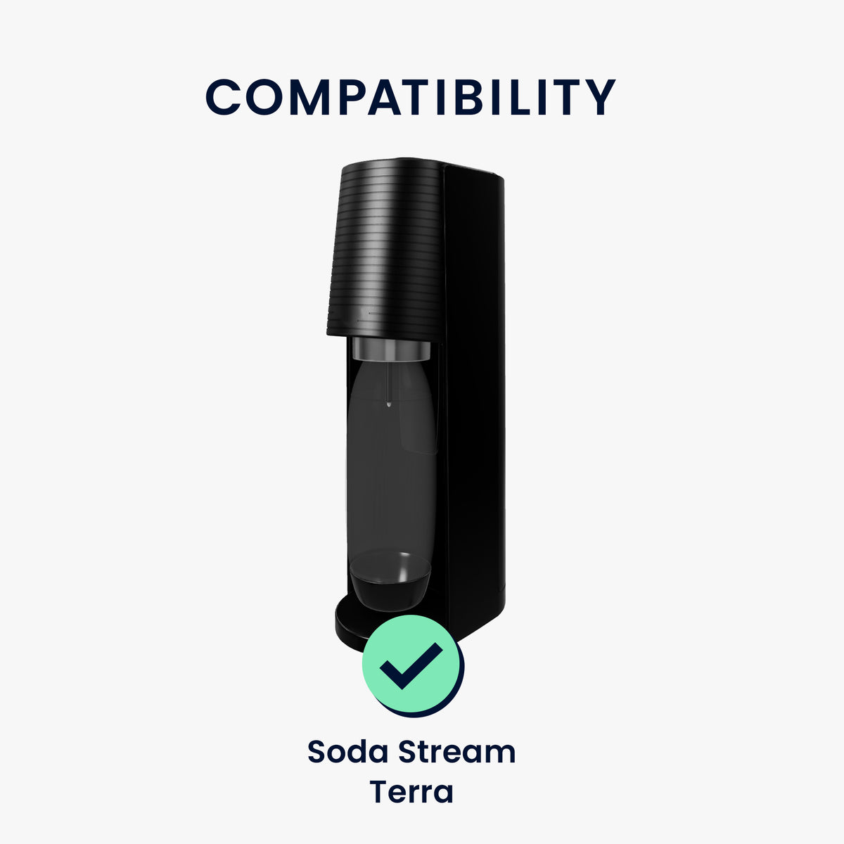 Abdeckhaube für Soda Stream Terra Wassersprudler Staubschutz