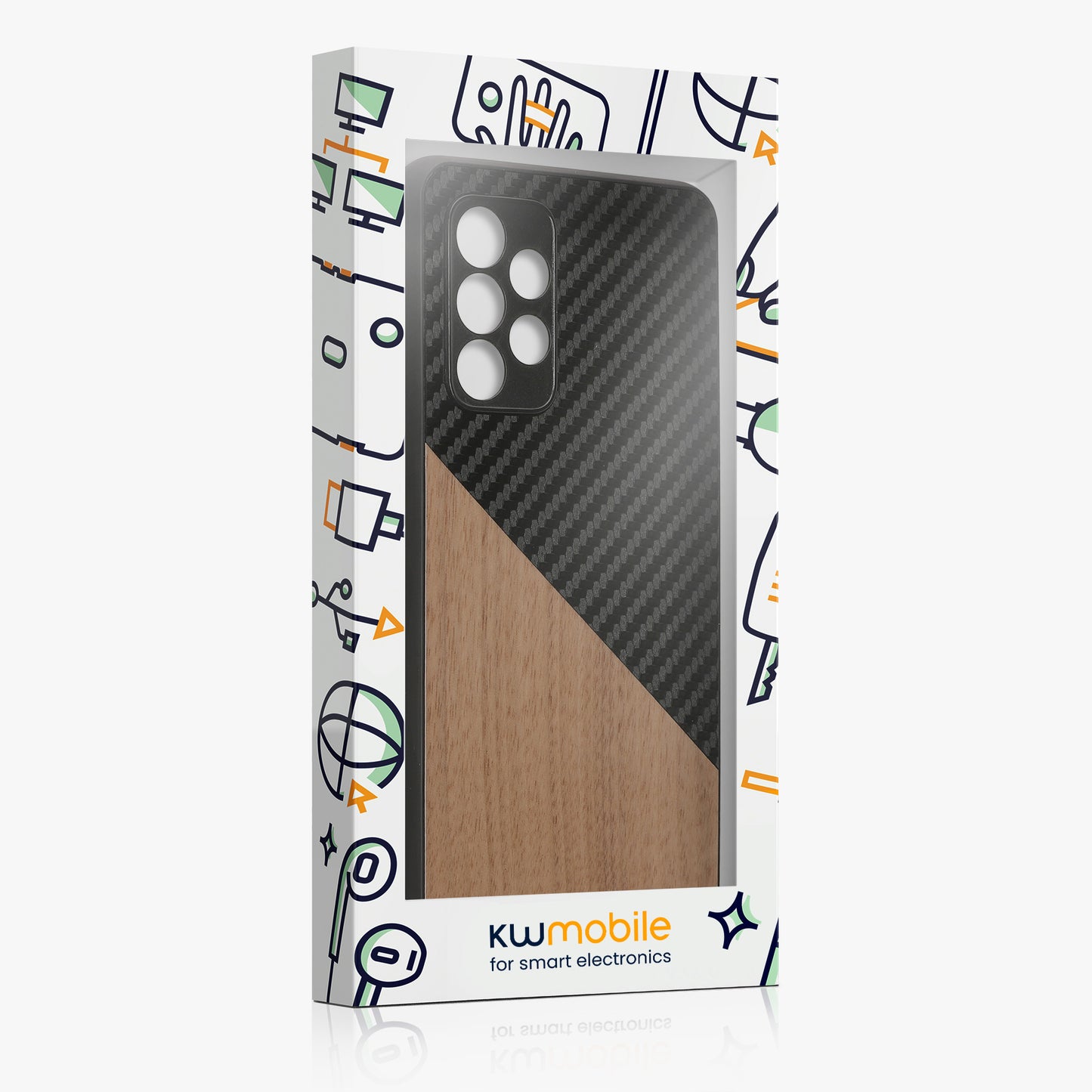 kwmobile Hülle kompatibel mit Samsung Galaxy A52 / A52 5G / A52s 5G - Handyhülle - Handy Schutzhülle - Smartphone Cover