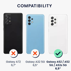 Samsung Galaxy A52 / A52 5G / A52s 5G Handyhülle Holz Walnuss Carbon