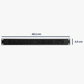 kwmobile Server Rack Abdeckung - Bürsten Kabelöffnung für Serverracks - Serverschrank Netzwerkschrank Kabelmanagement