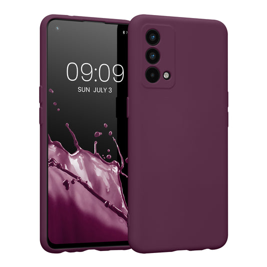 kwmobile Slim Case kompatibel mit Realme GT Master Edition Hülle - Handyhülle aus Silikon in Bordeaux Violett Bordeaux Violett  