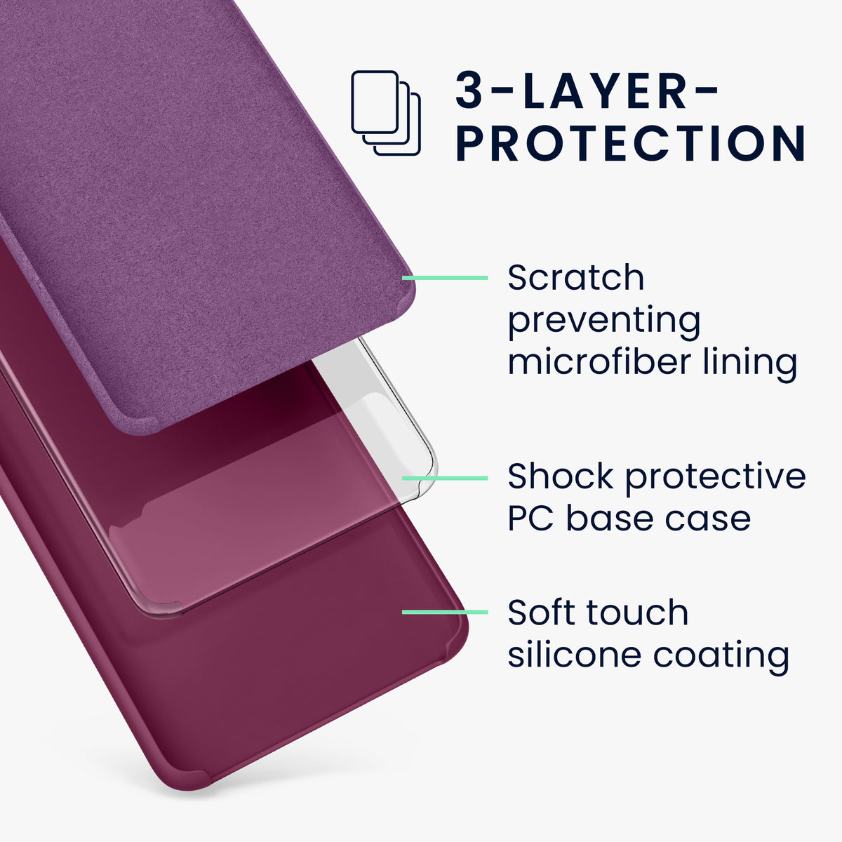OnePlus Nord 2T 5G Silikon Handyhülle