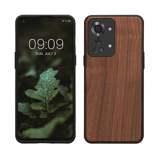 kwmobile Handyhülle für OnePlus Nord 2T 5G Hülle - Case mit TPU Bumper - Stoßfestes Hardcase - Schutzhülle Cover
